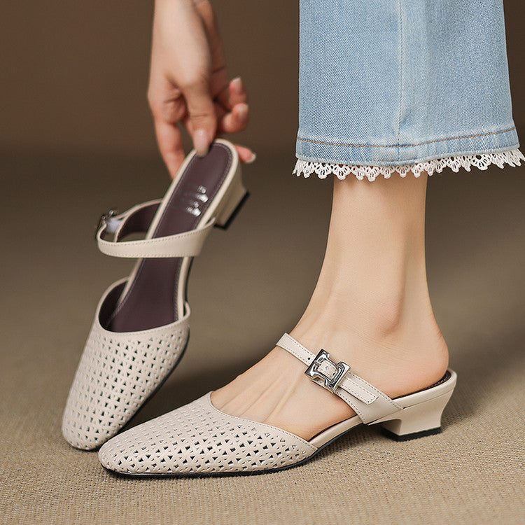 Myla | Elegante Mary Jane mules