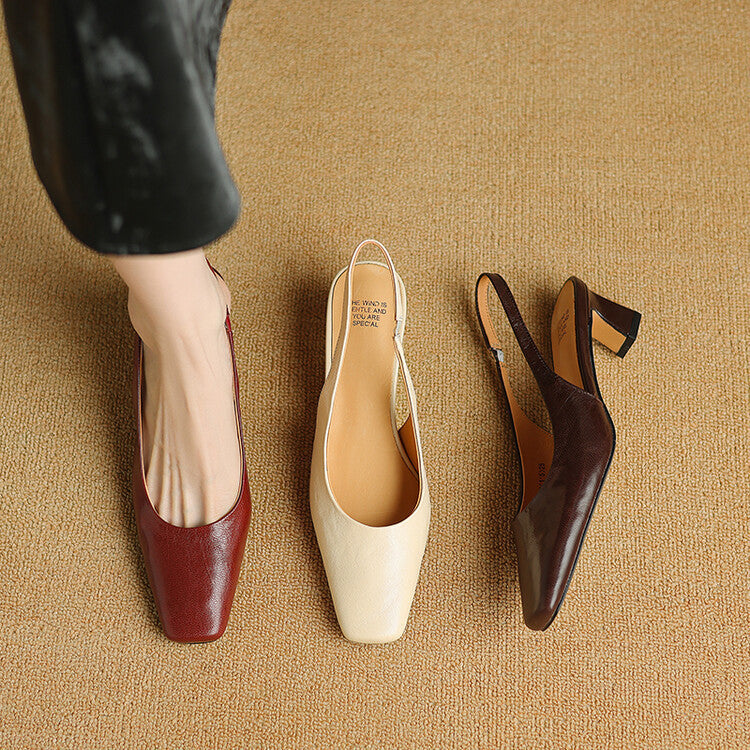 May | Elegante Mary Jane slingbacks