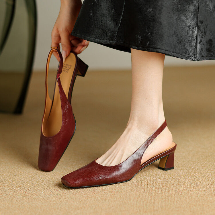 May | Elegante Mary Jane slingbacks