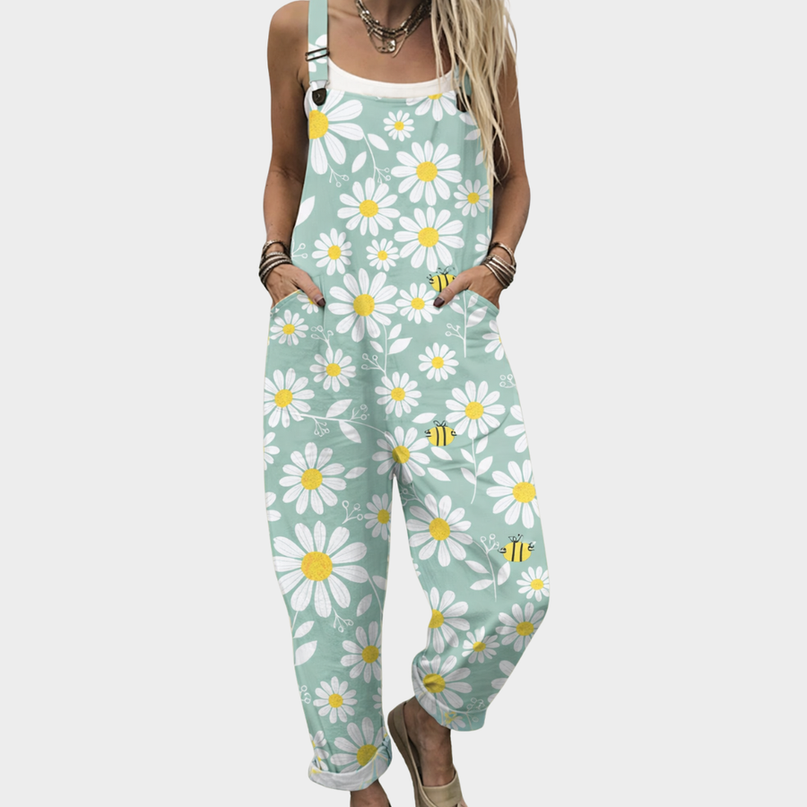 Comfortabele Gedrukte Overalls