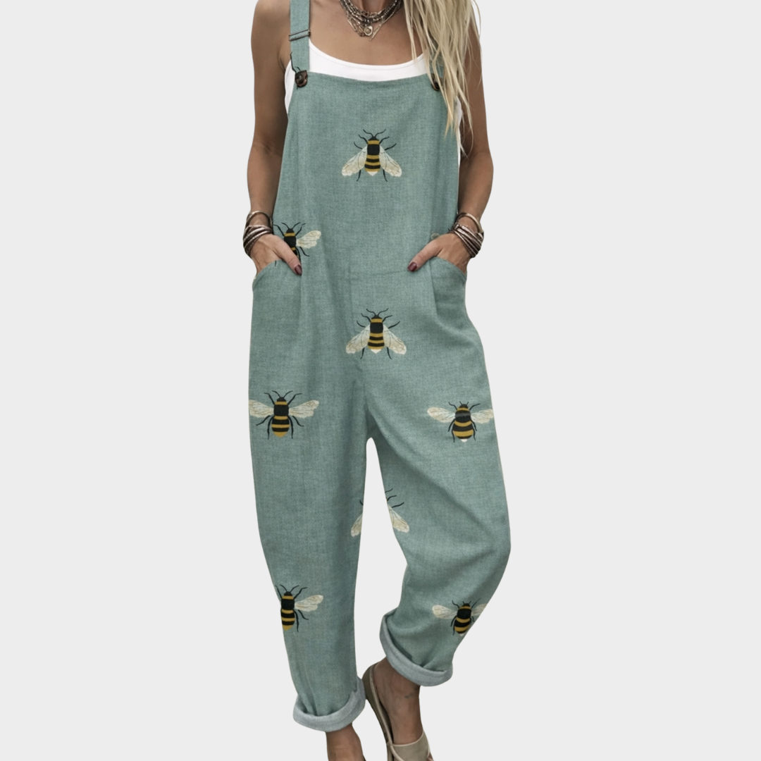 Comfortabele Gedrukte Overalls
