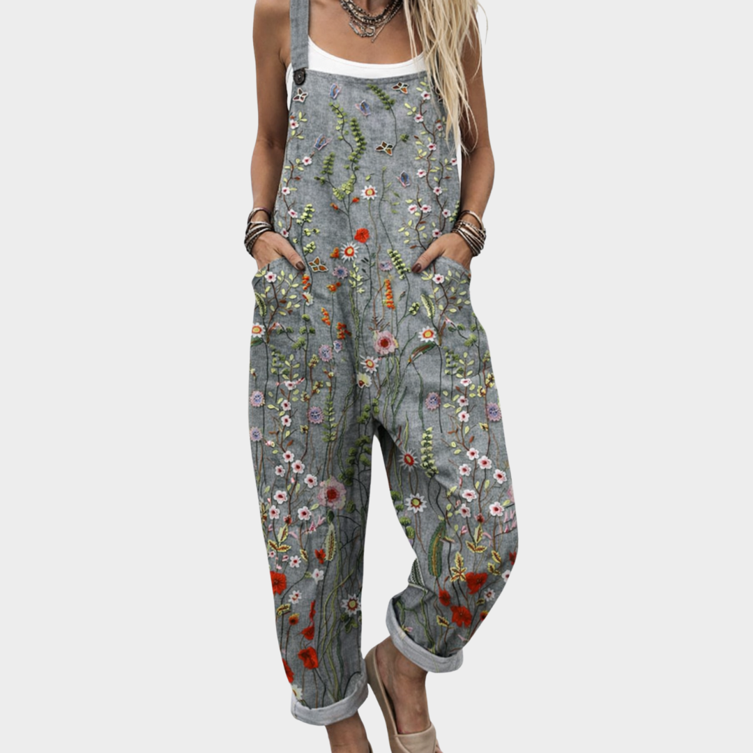 Comfortabele Geprinte Overalls
