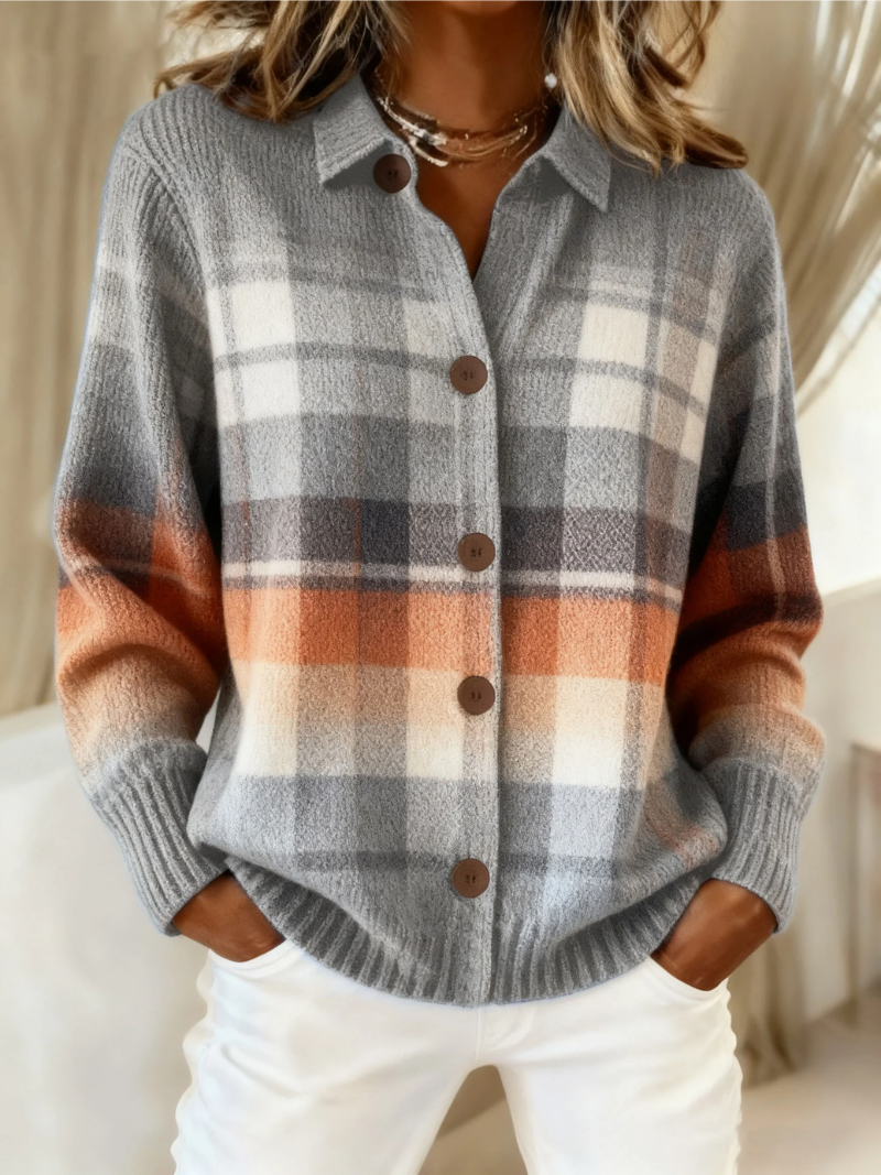 Jolinde | Geruit Cardigan