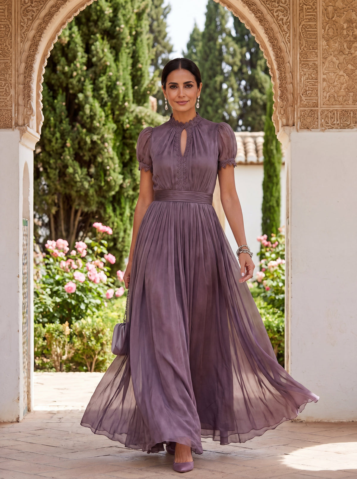 Lange Flavia Jurk - Ongeëvenaarde Elegant bij Maison Claire en Sylvie