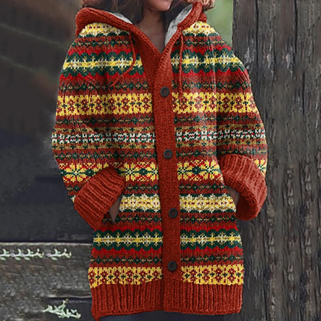 Eden | Jacquard Cardigan met patroon