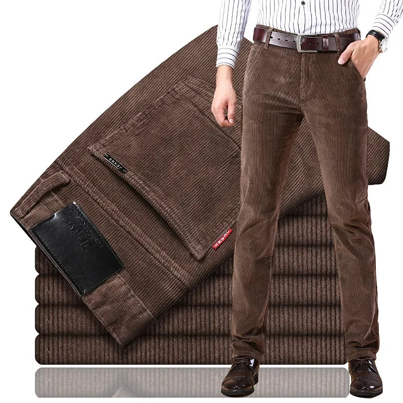 Robbert | Ribfluwelen broek