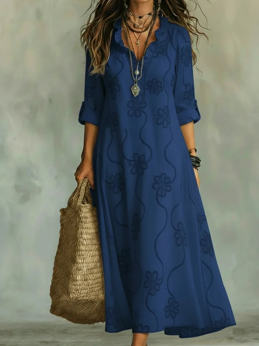 Sienna | Buikcamouflerende Bloemen Zomerjurk