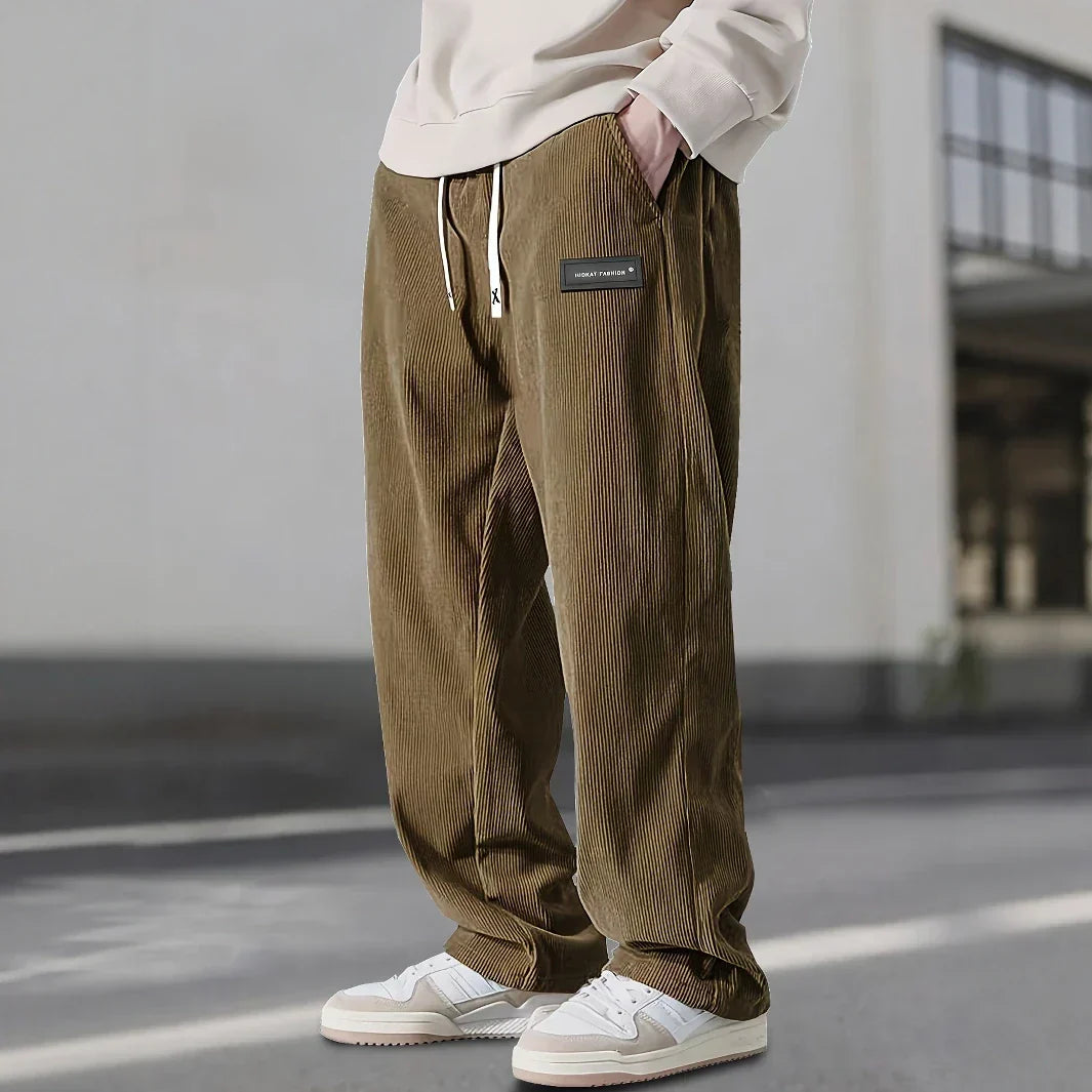 Ramon | Ribfluwelen broek