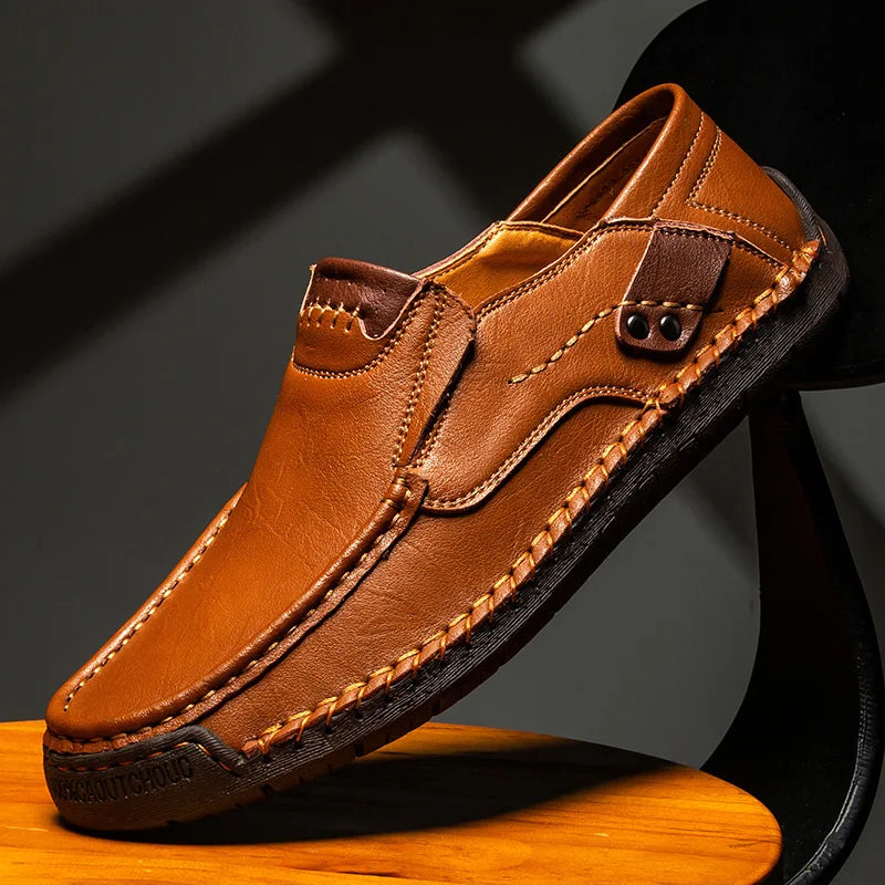 Pascal | Klassieke loafers met steekdetails