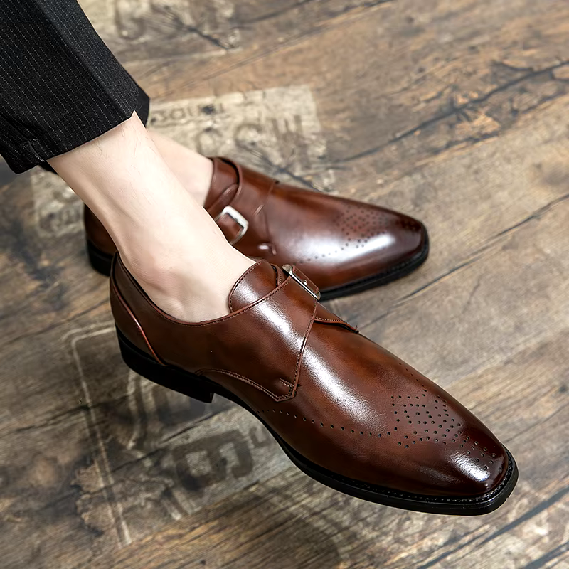 Aart | Elegante mocassin met gesp