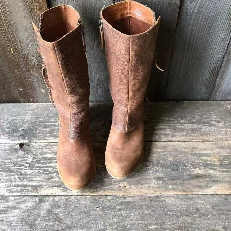 Perla | Verfijnde mid-calf laarzen