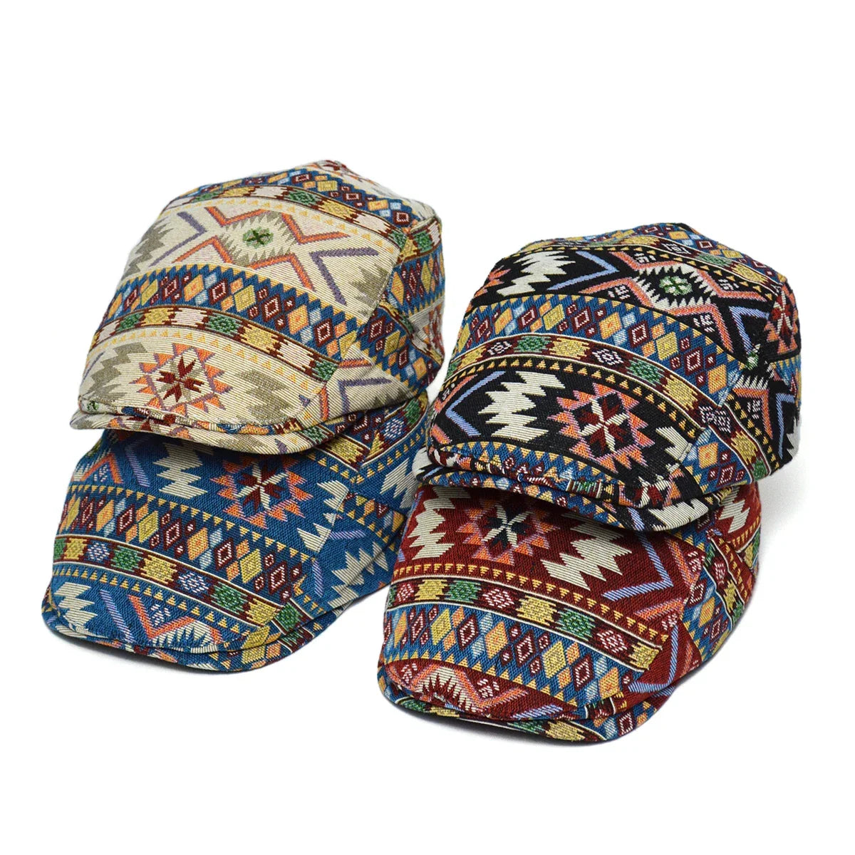Kars | Patterned Flat Cap Accessoires