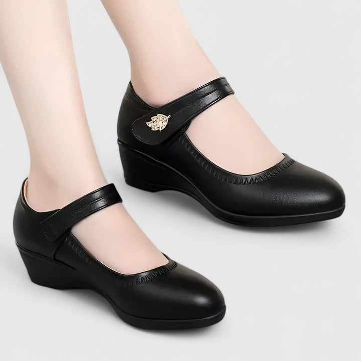 Sarita | Comfortabele Schoenen met sleehak