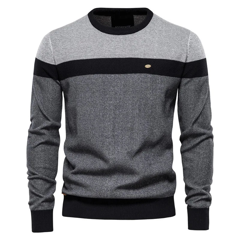 Roderick | Gestreepte crewneck trui