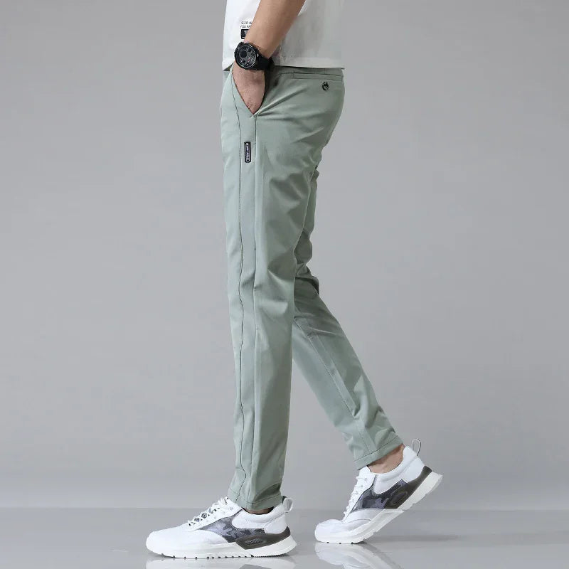 Timo | Lichte slim-fit broek