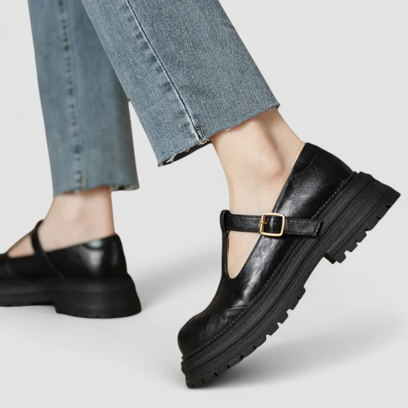 Semra | Comfortabele plateau schoenen