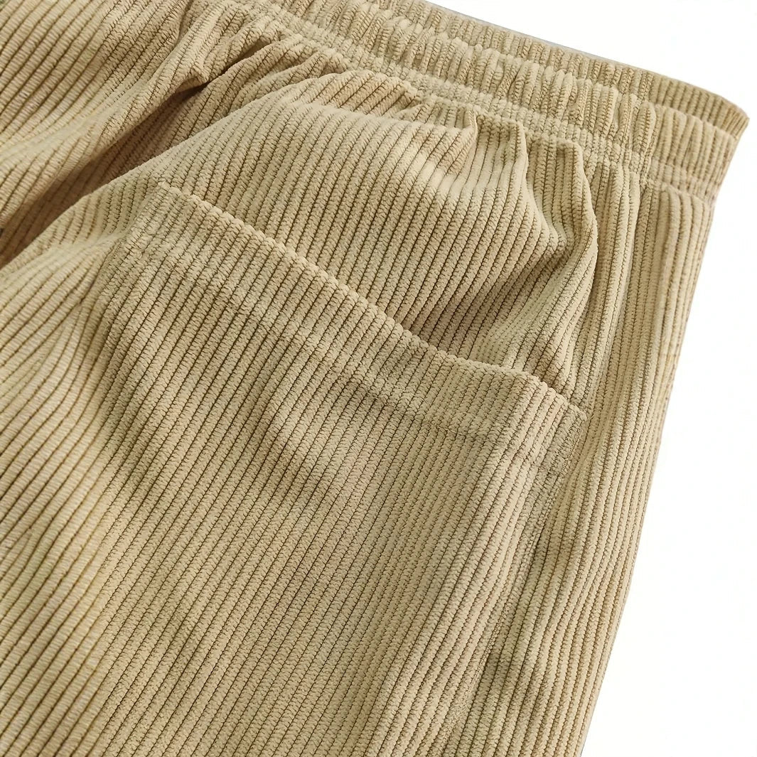 Ramon | Ribfluwelen broek