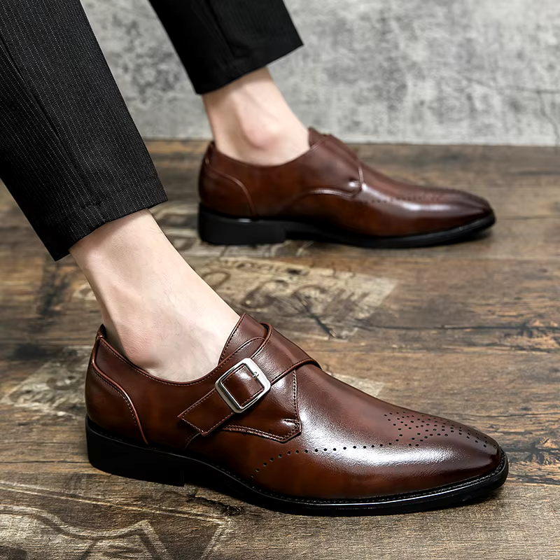 Aart | Elegante mocassin met gesp