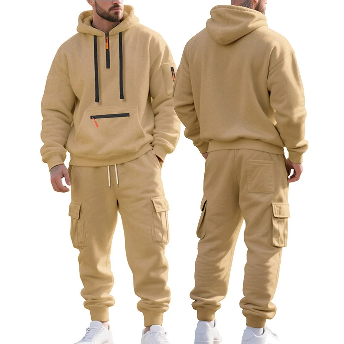 Jeffrey | Comfortabele hoodie en cargobrock