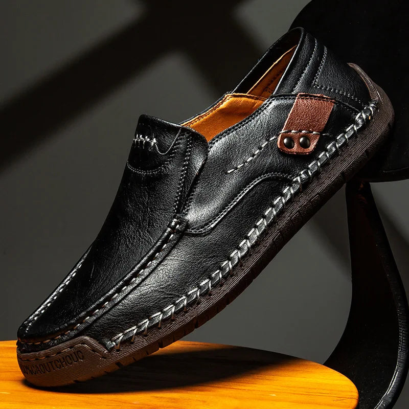 Pascal | Klassieke loafers met steekdetails