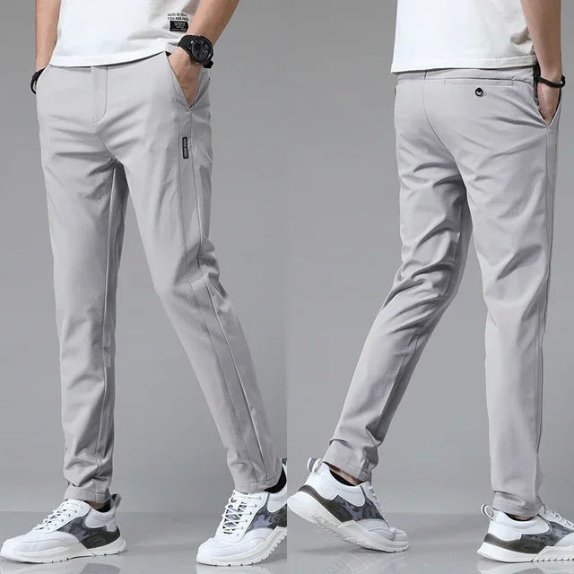 Timo | Lichte slim-fit broek