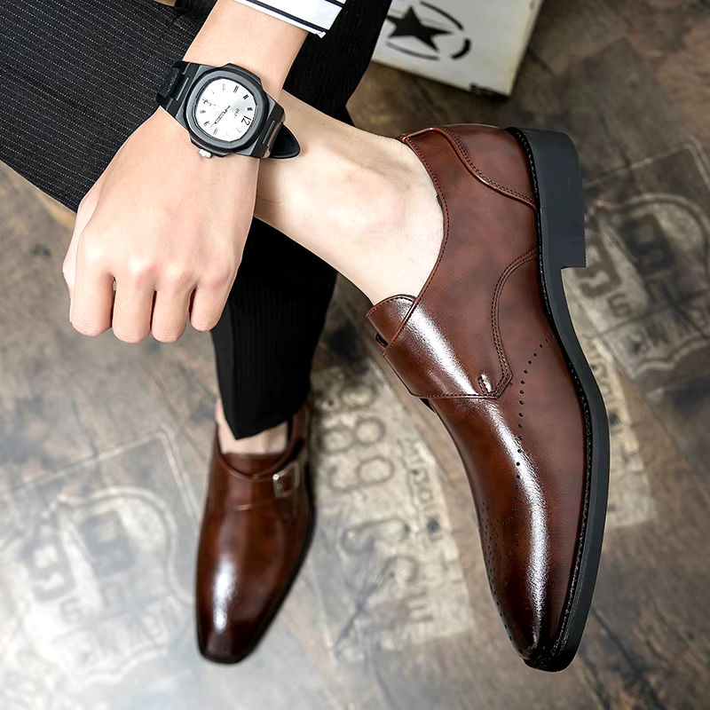 Aart | Elegante mocassin met gesp