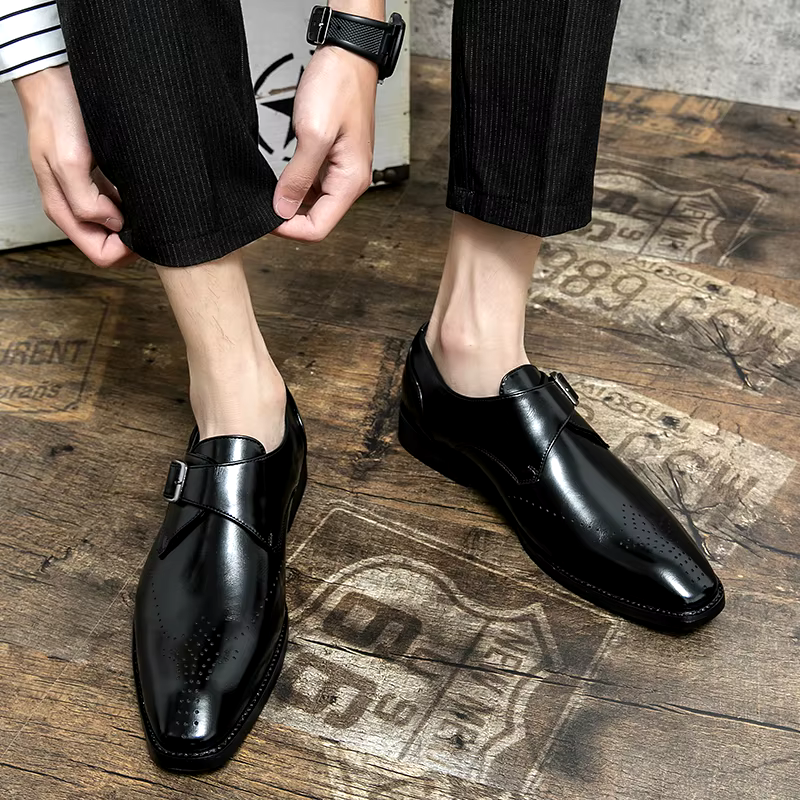 Aart | Elegante mocassin met gesp