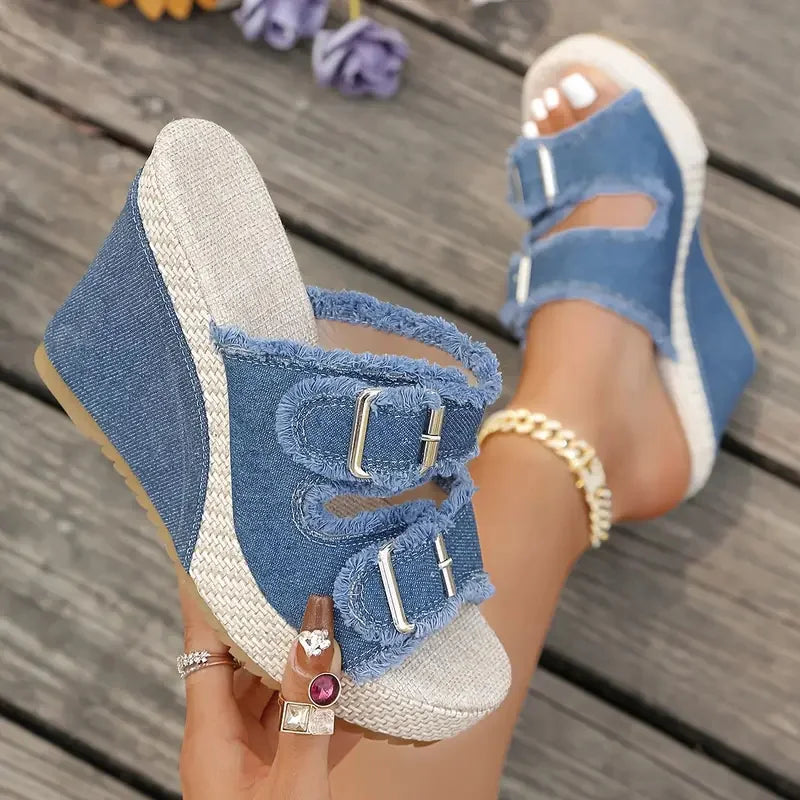 Ada | Wedge Sandalen