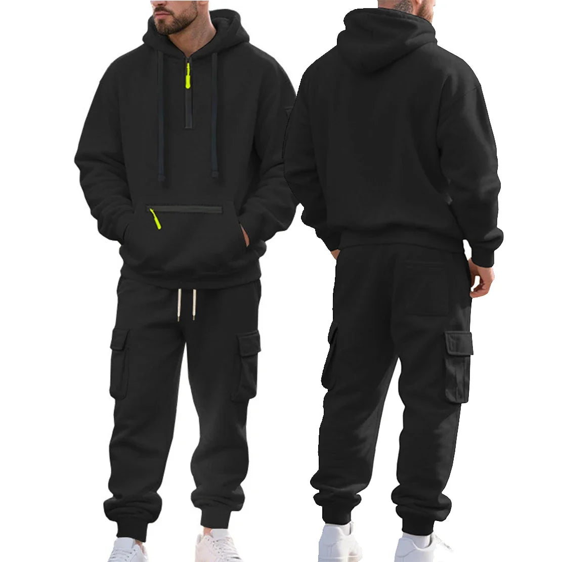 Jeffrey | Comfortabele hoodie en cargobrock