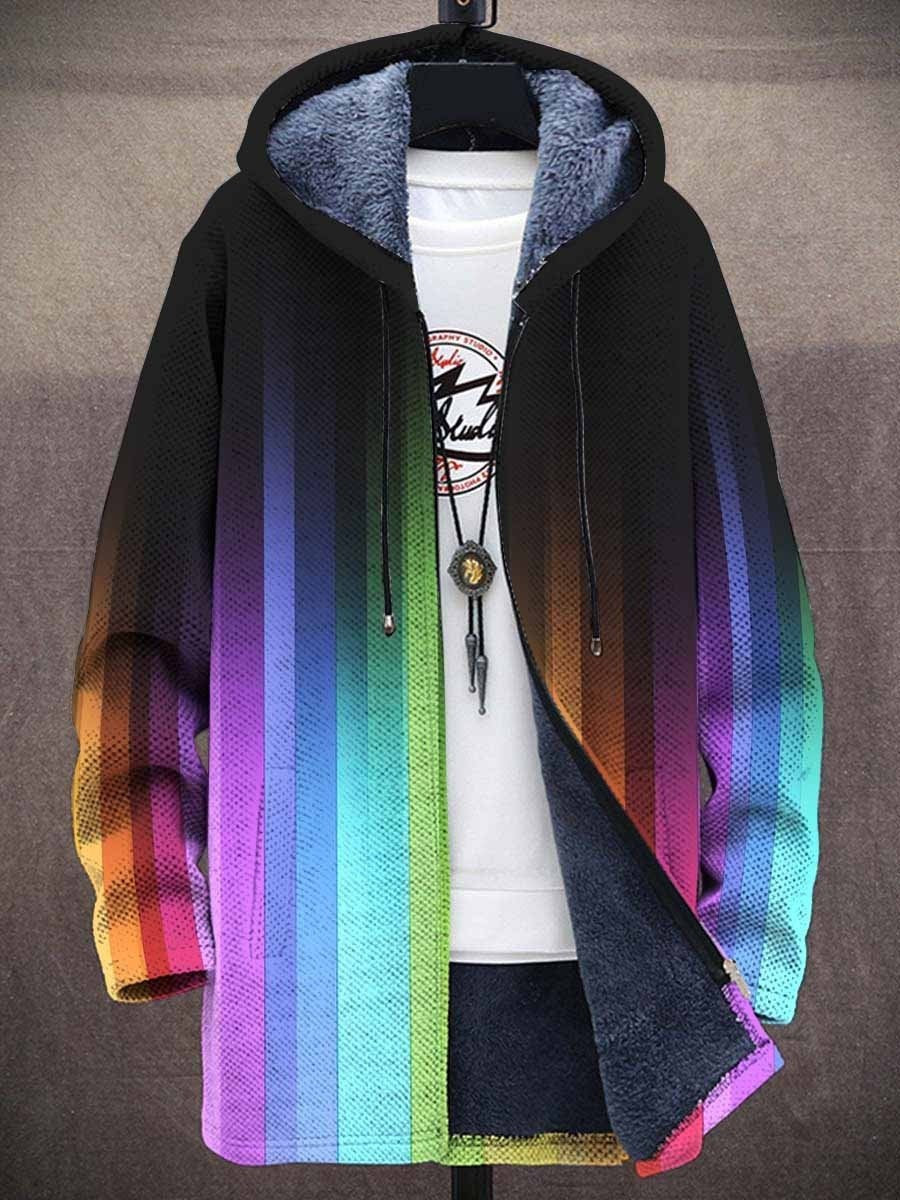 Jannette | Oversized Vesten met regenbooggradiënt