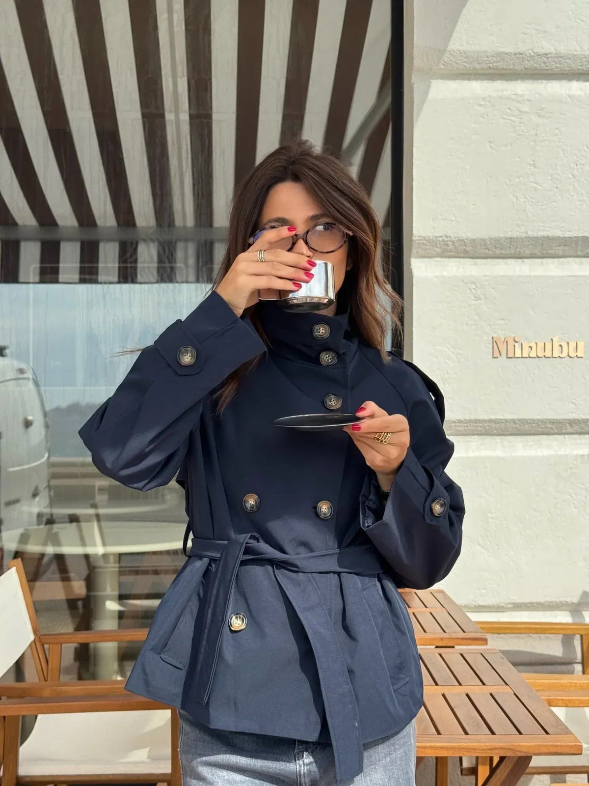 Marinka | Getailleerde Blazer-Jas met Waterafstotende Bescherming