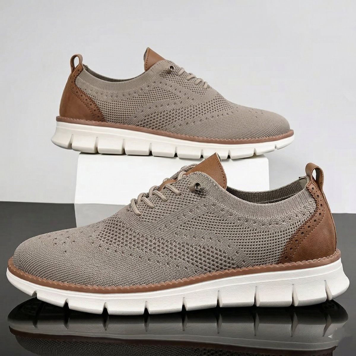 Mitchell | Sportieve Oxford sneakers