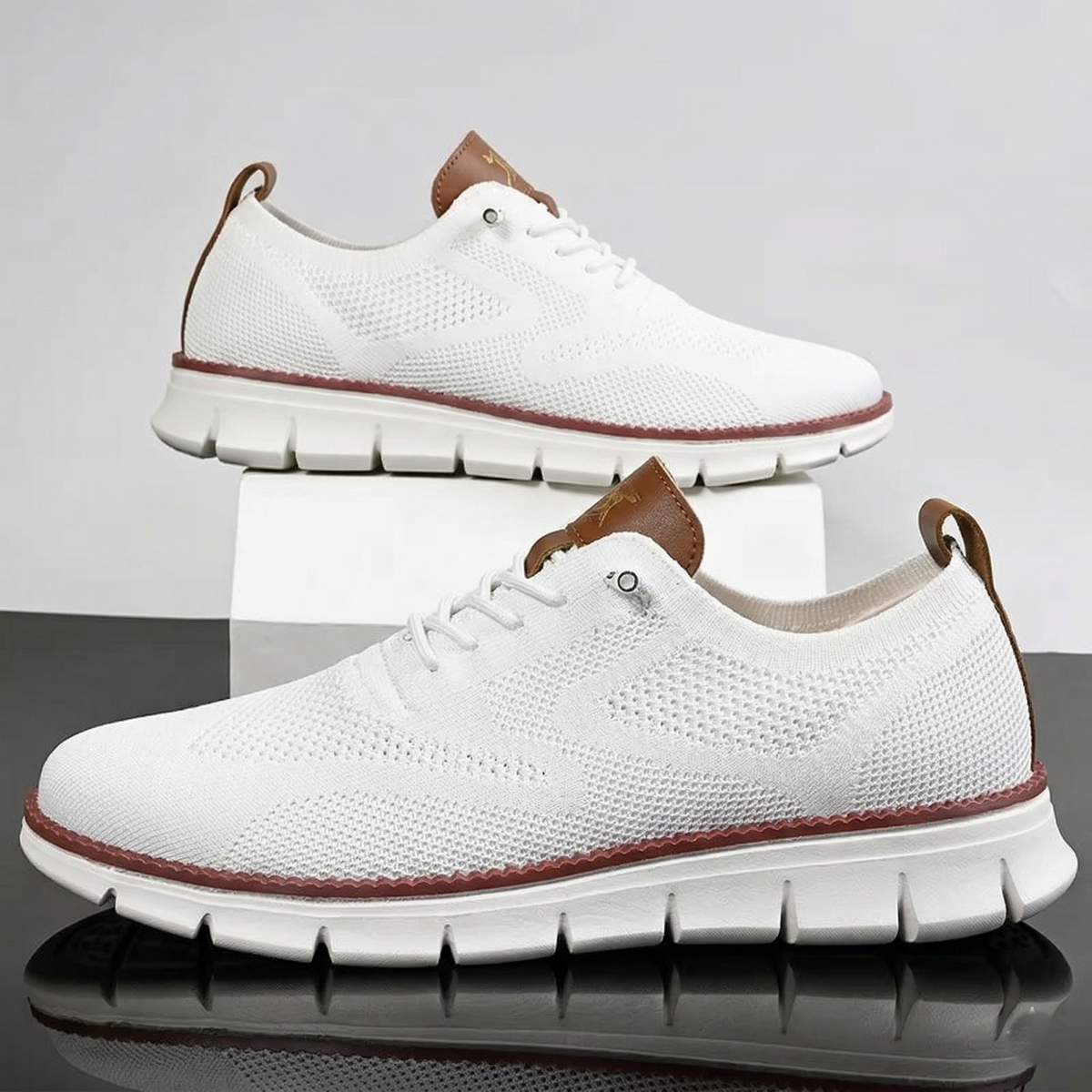Mitchell | Sportieve Oxford sneakers