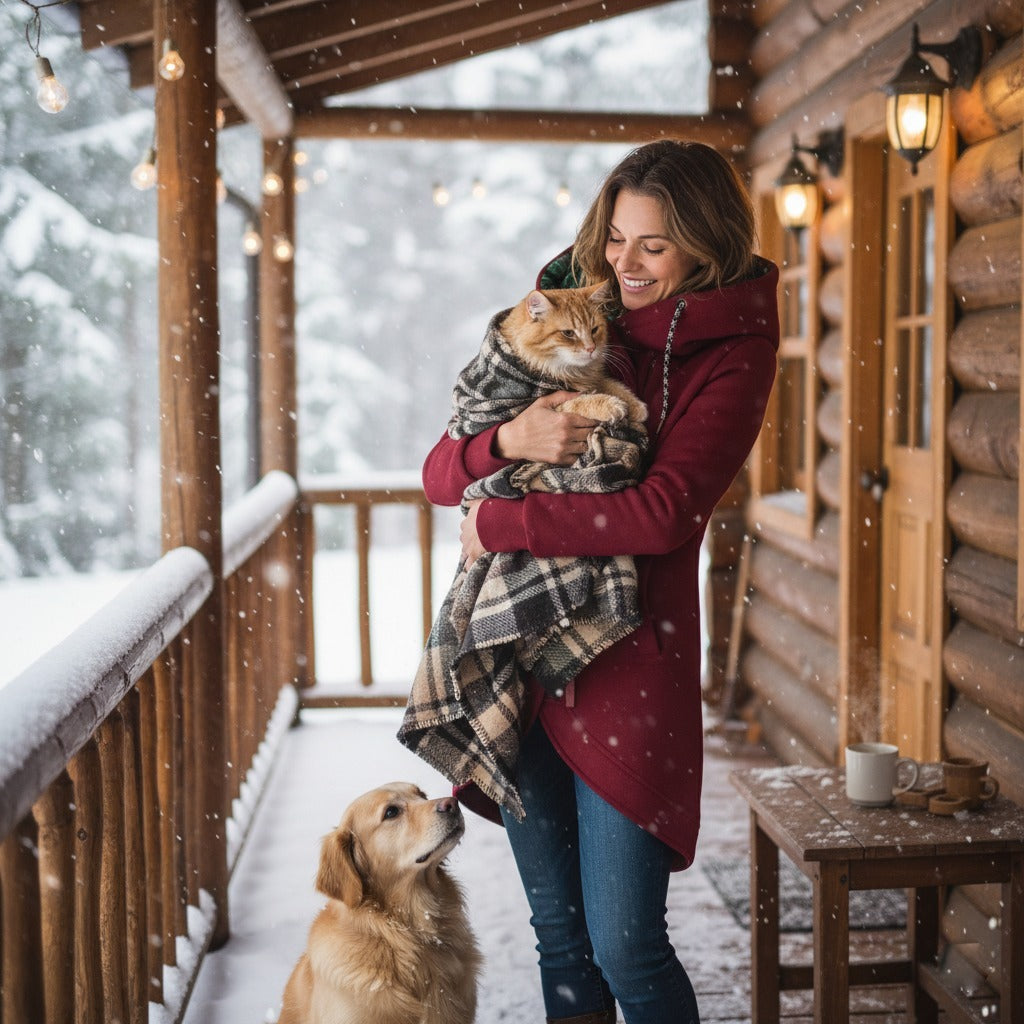 Meggie | Warme winterjas met capuchon