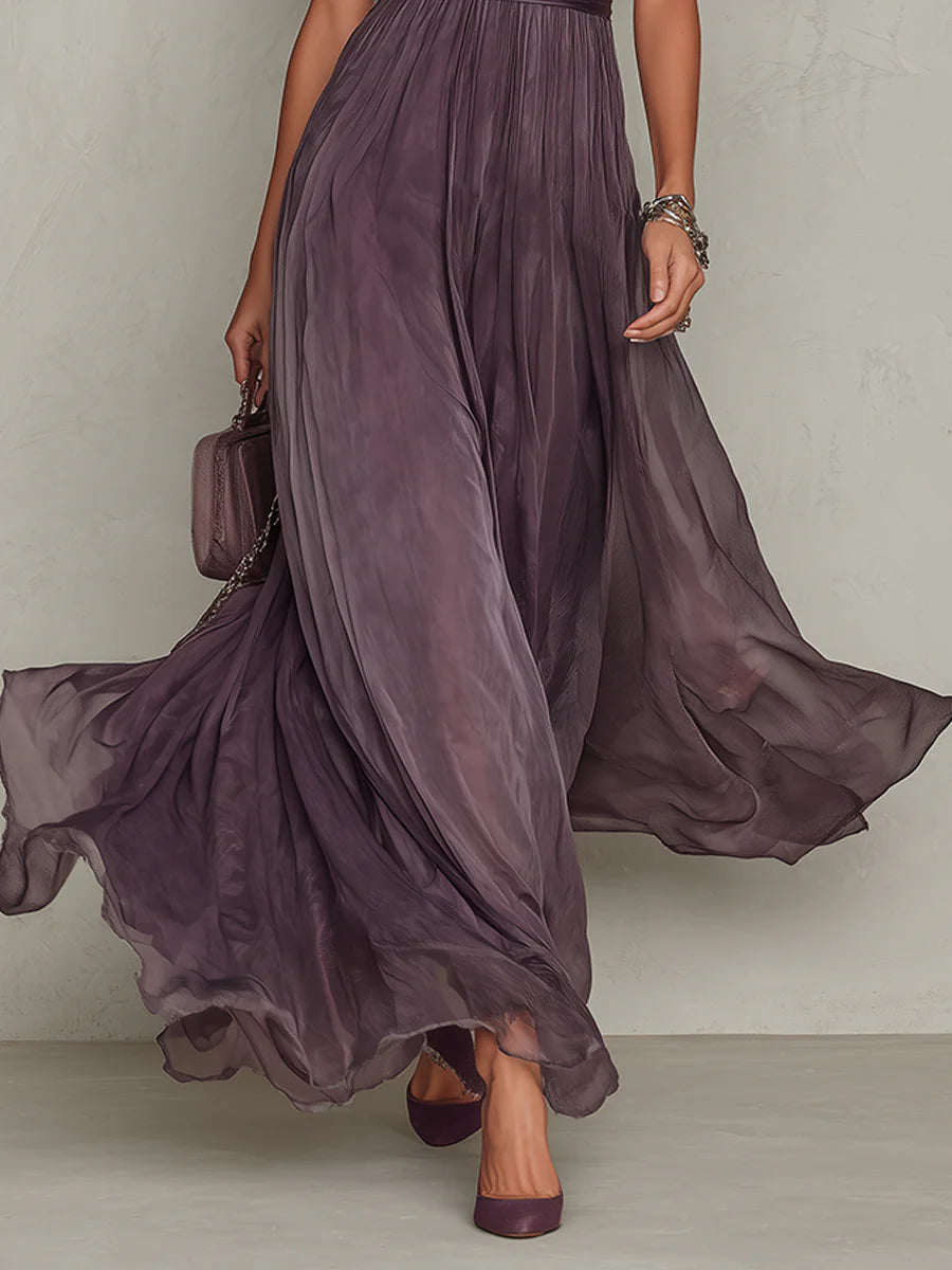 Lange Flavia Jurk - Ongeëvenaarde Elegant bij Maison Claire en Sylvie