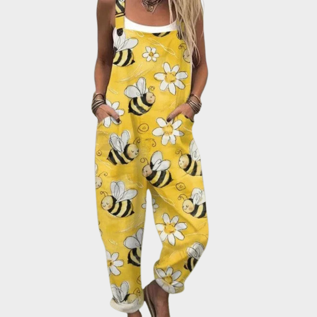 Comfortabele Gedrukte Overalls