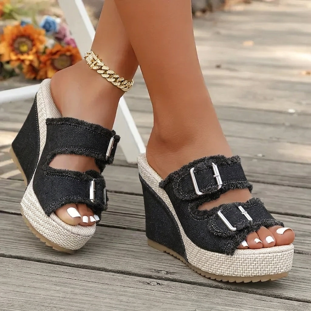 Ada | Wedge Sandalen