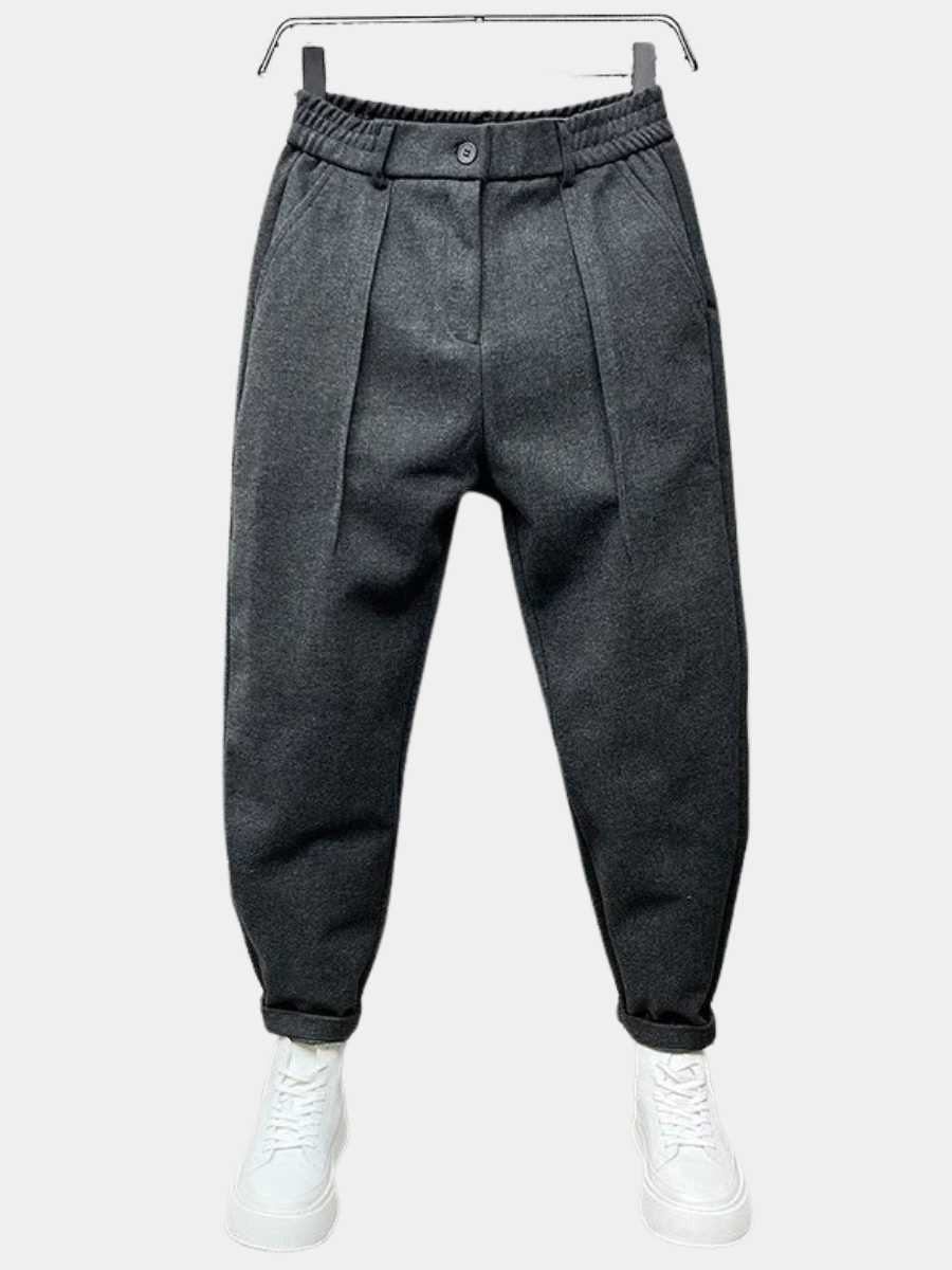 Coen | Geplooide jogger broek