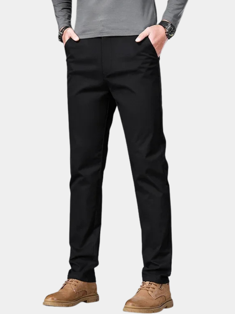 Thijs | Klassieke zwarte broek