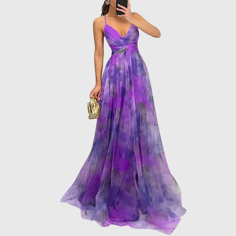 Giselle™ | Bloemen Maxi Jurk