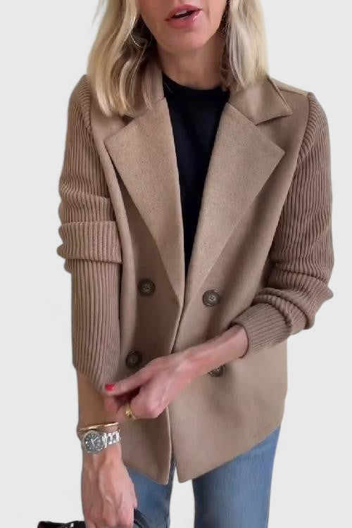 Indah | Tailored jassen met mouwdetail