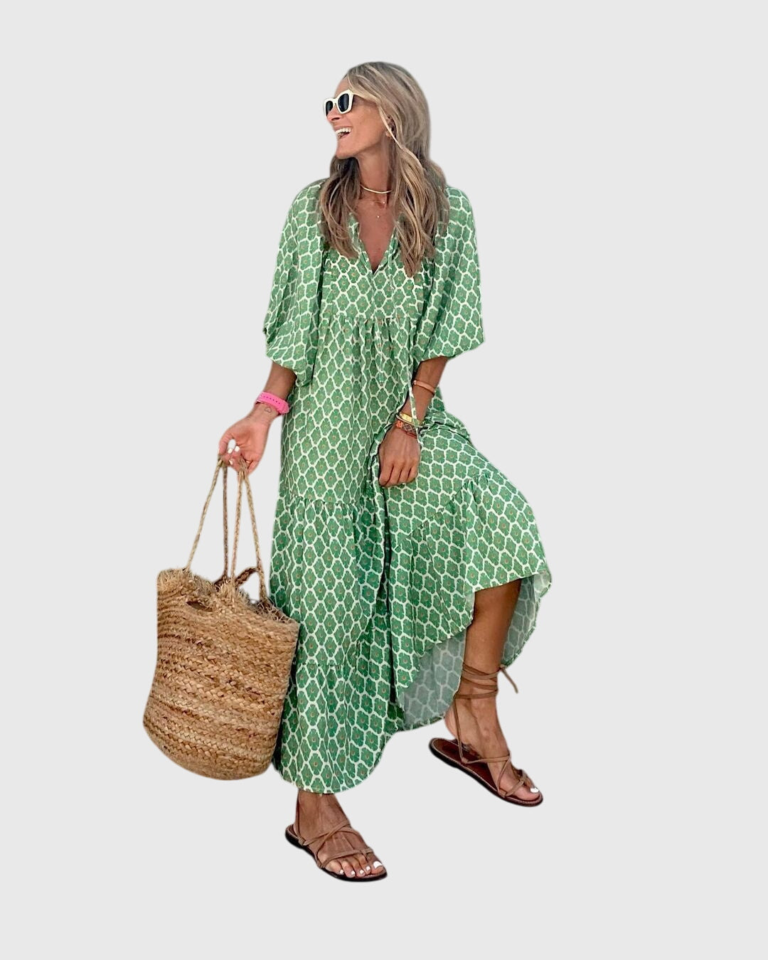 Sarah™ - Boho Maxi Jurk