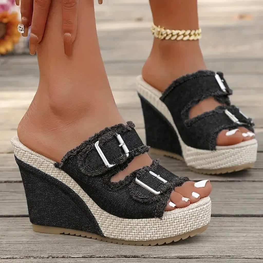 Ada | Wedge Sandalen