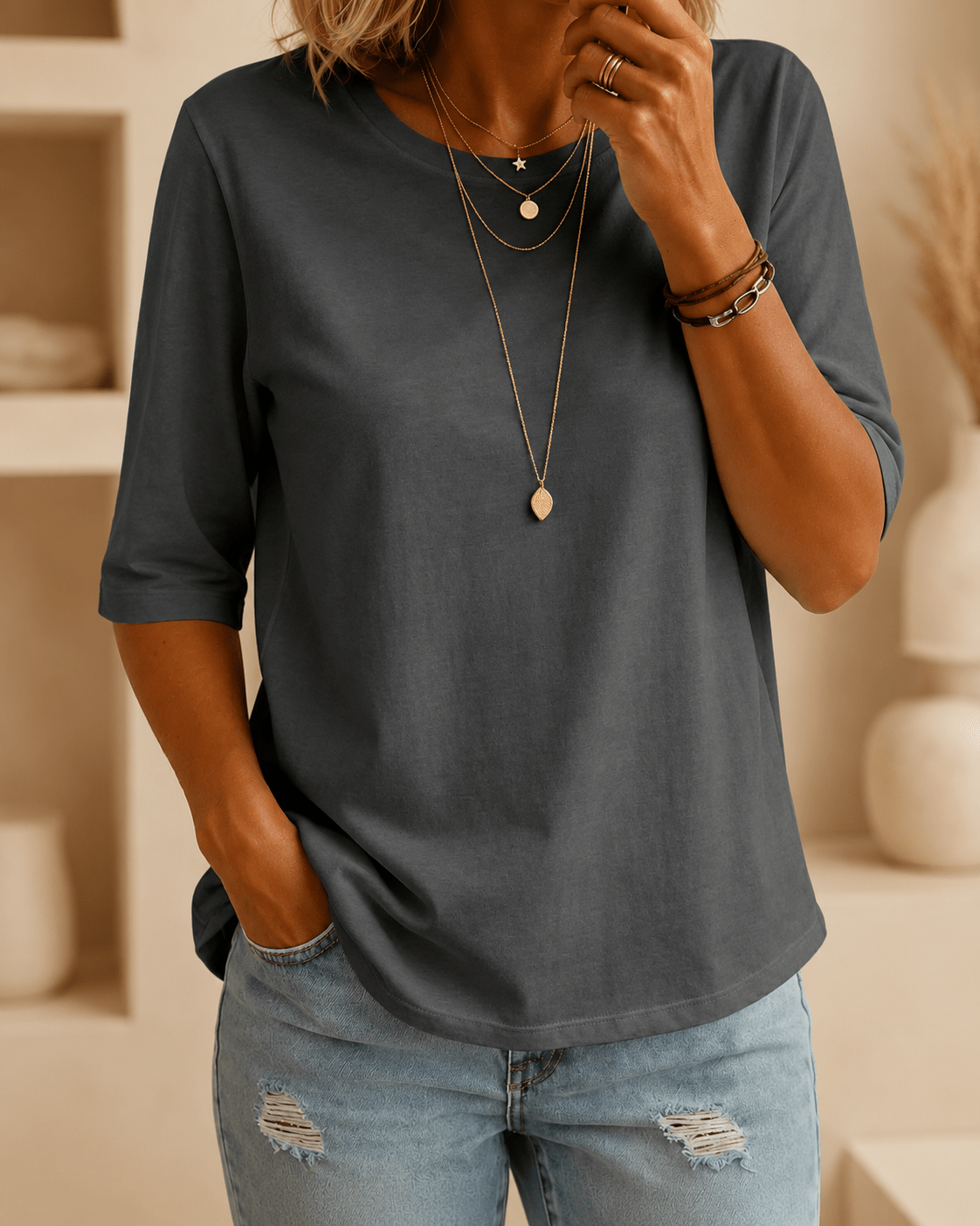 Anouska | Comfortabel T-Shirt