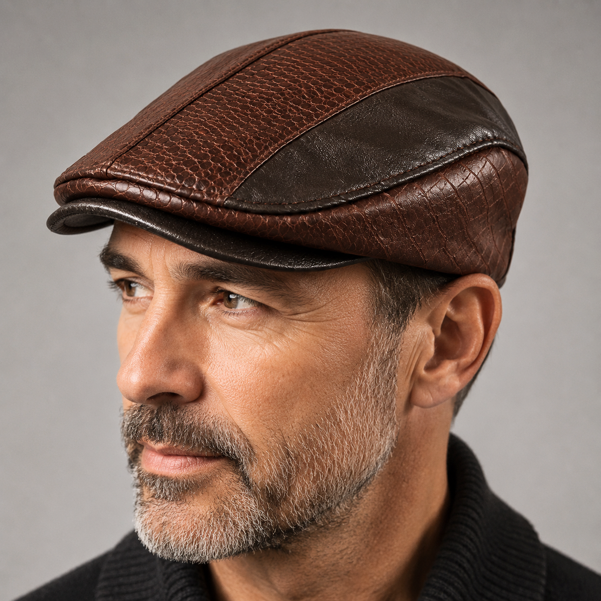 Ricky | Klassieke flatcap met textuur