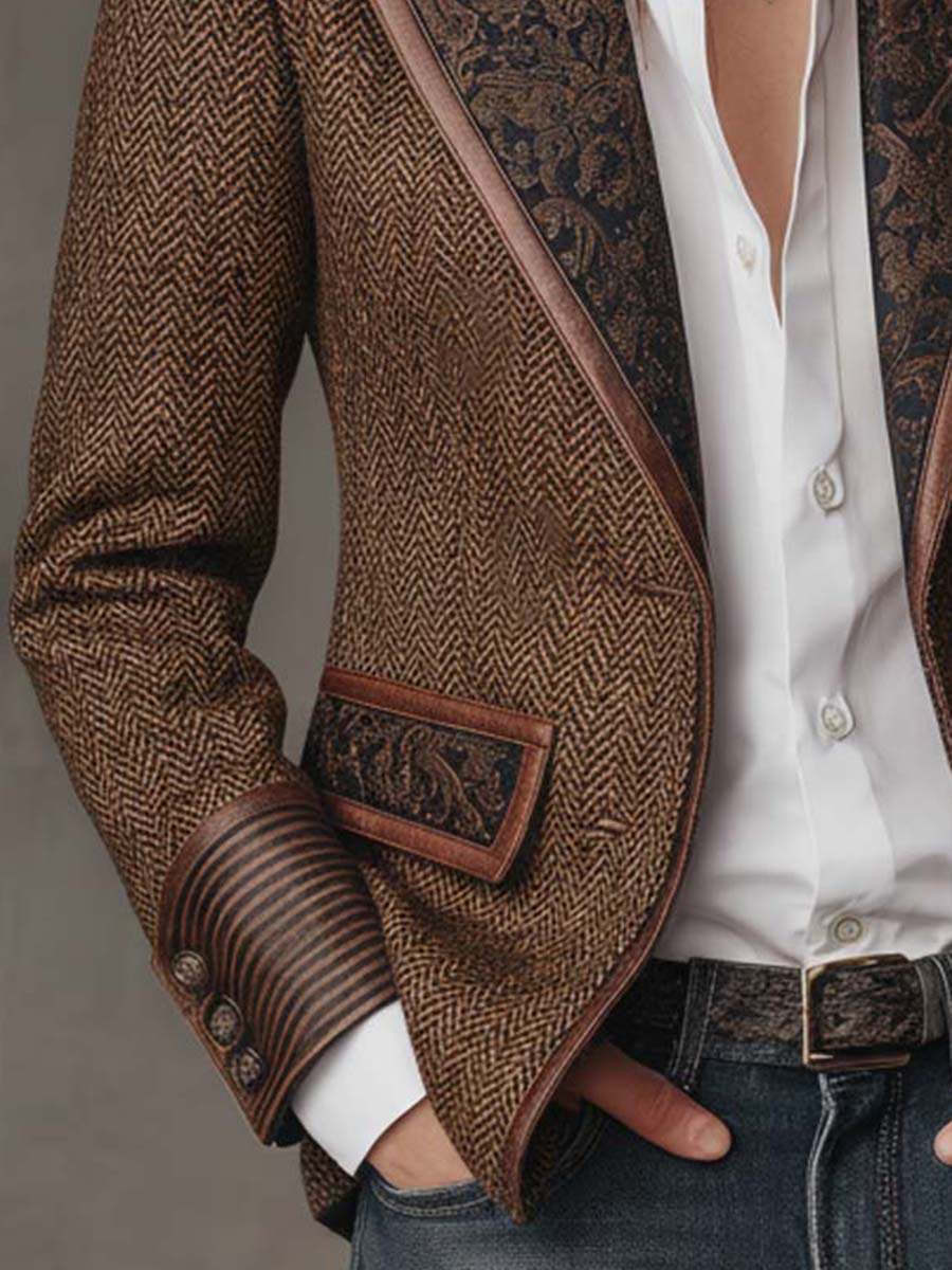 Maybritt | Blazer met ingeweven details