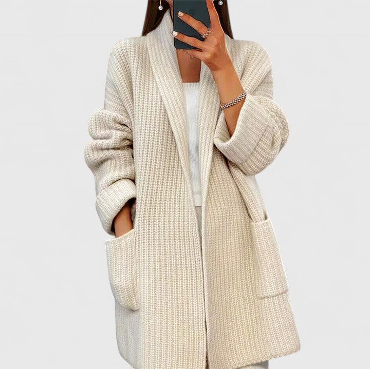 Khadra | Oversized ribgebreide Jassen