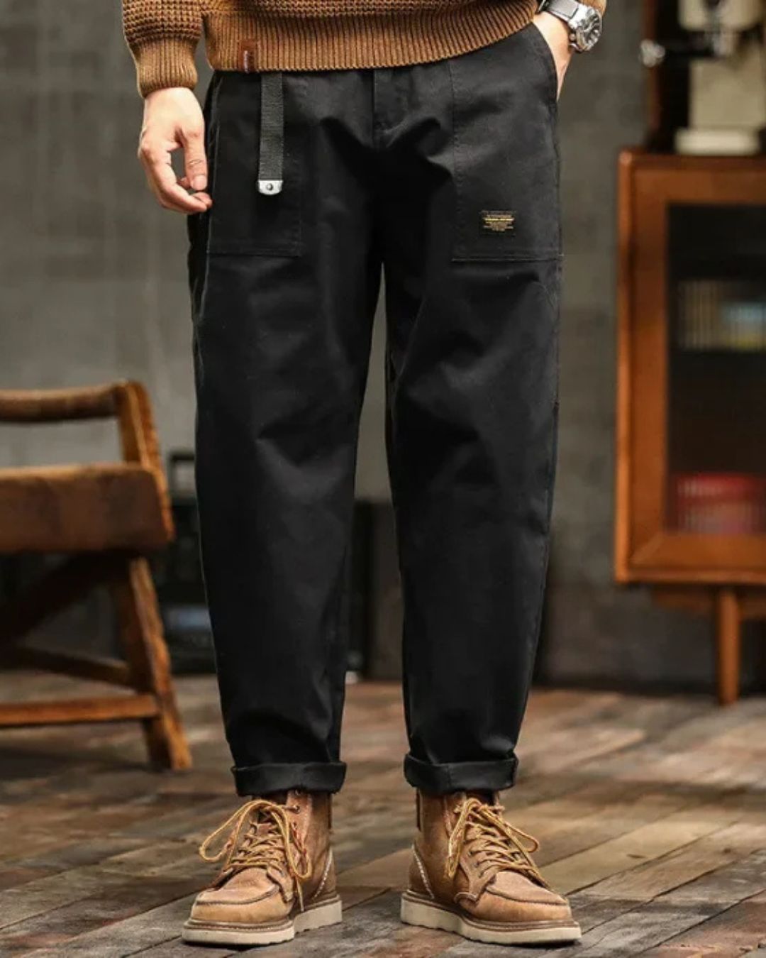 Yme | Comfortabele cargbroek