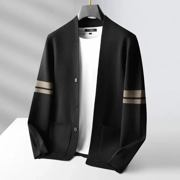 Ludwig | Cardigan met streepdetails