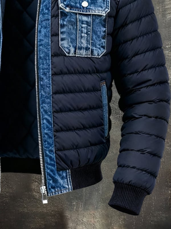 Luca | Gewatteerde jeansjacket